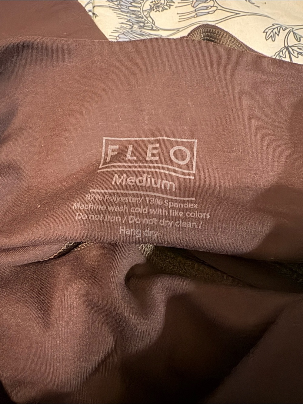 Fleo Chocolate Brown High-Waist Leggings - Picture 2 of 2